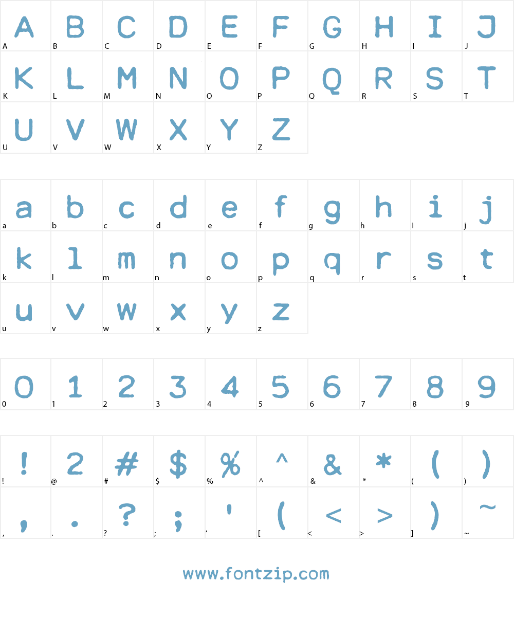 Dresden Elektronik Font Character